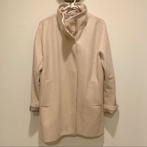 J. Crew Cream Trench Coat, Size 10